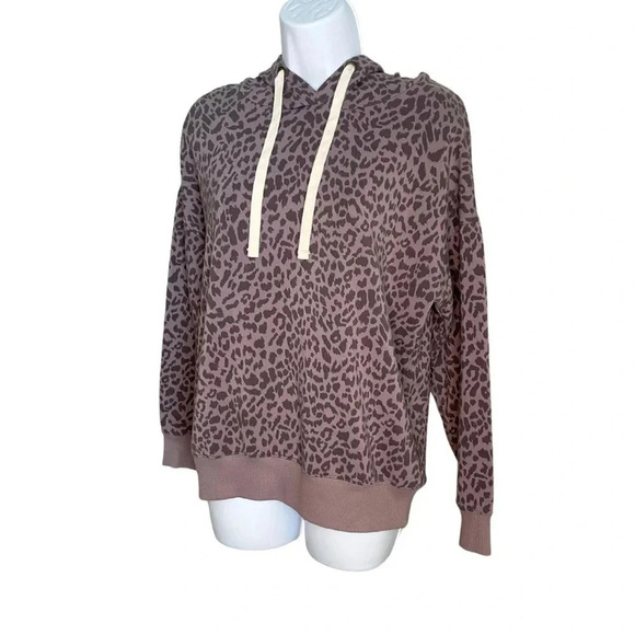 Buffalo David Bitton Animal Print Hoodie - Size S - Cozy Oversized Sweatshirt - Picture 10 of 11